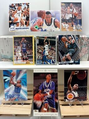 Anfernee "Penny" Hardaway Vintage lot of 9 w/ Tallboy and 3 Rookie cards